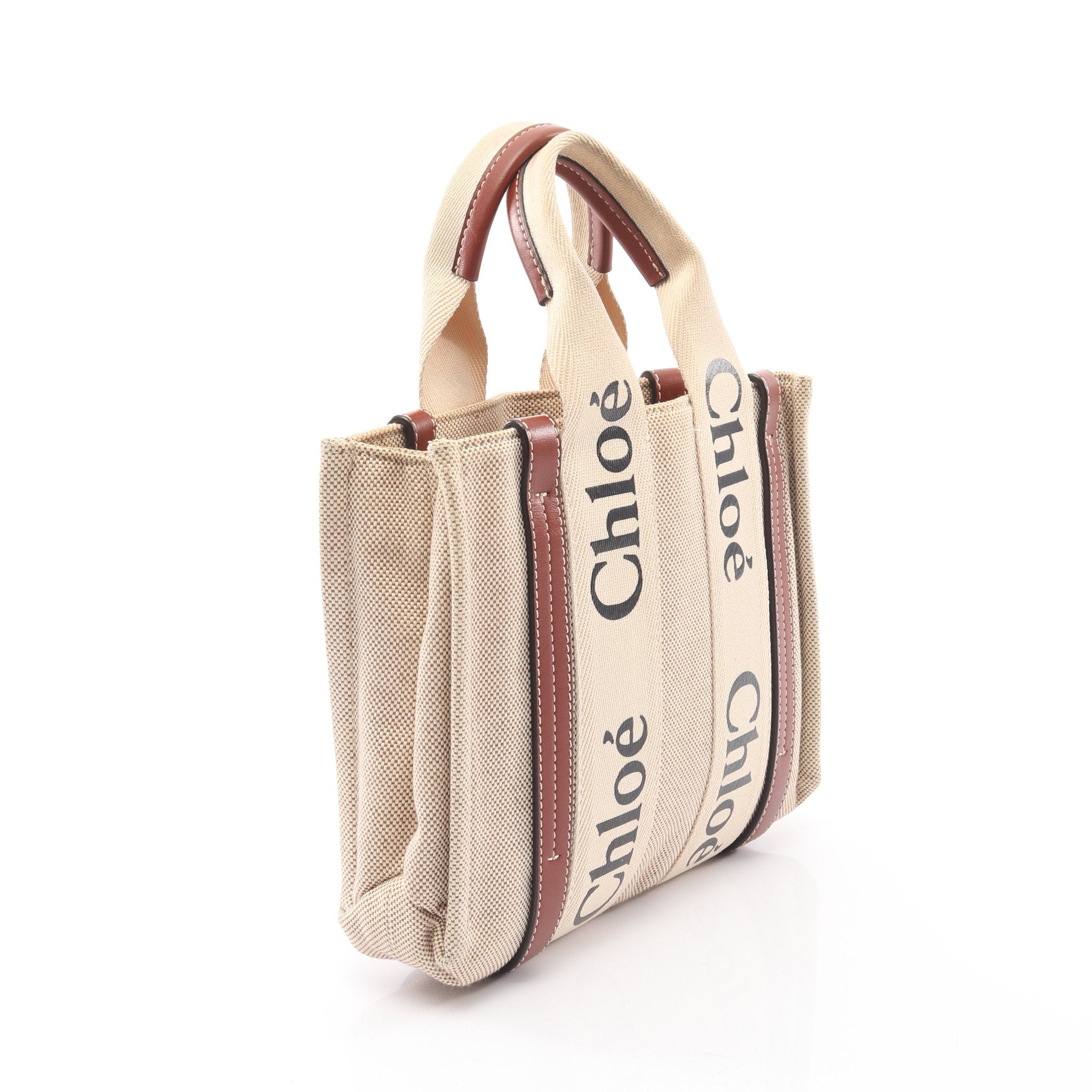 WOODY ウッディ スモール ハンドバッグ トートバッグ キャンバス