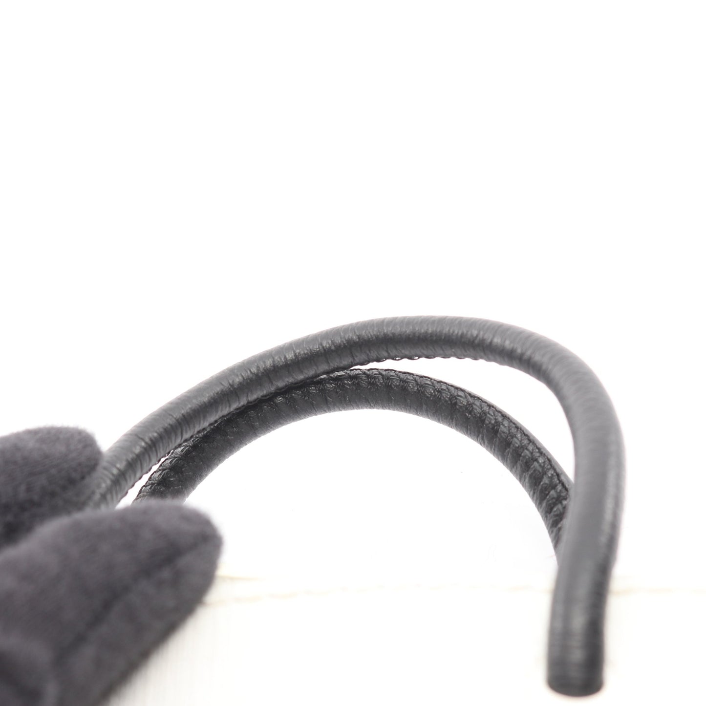 SHOPPING PHONE HOLDER ショッピング フォンフォルダー ショルダーバッグ レオパード レザー ホワイト ブラック 2WAY バレンシアガ バッグ BALENCIAGA