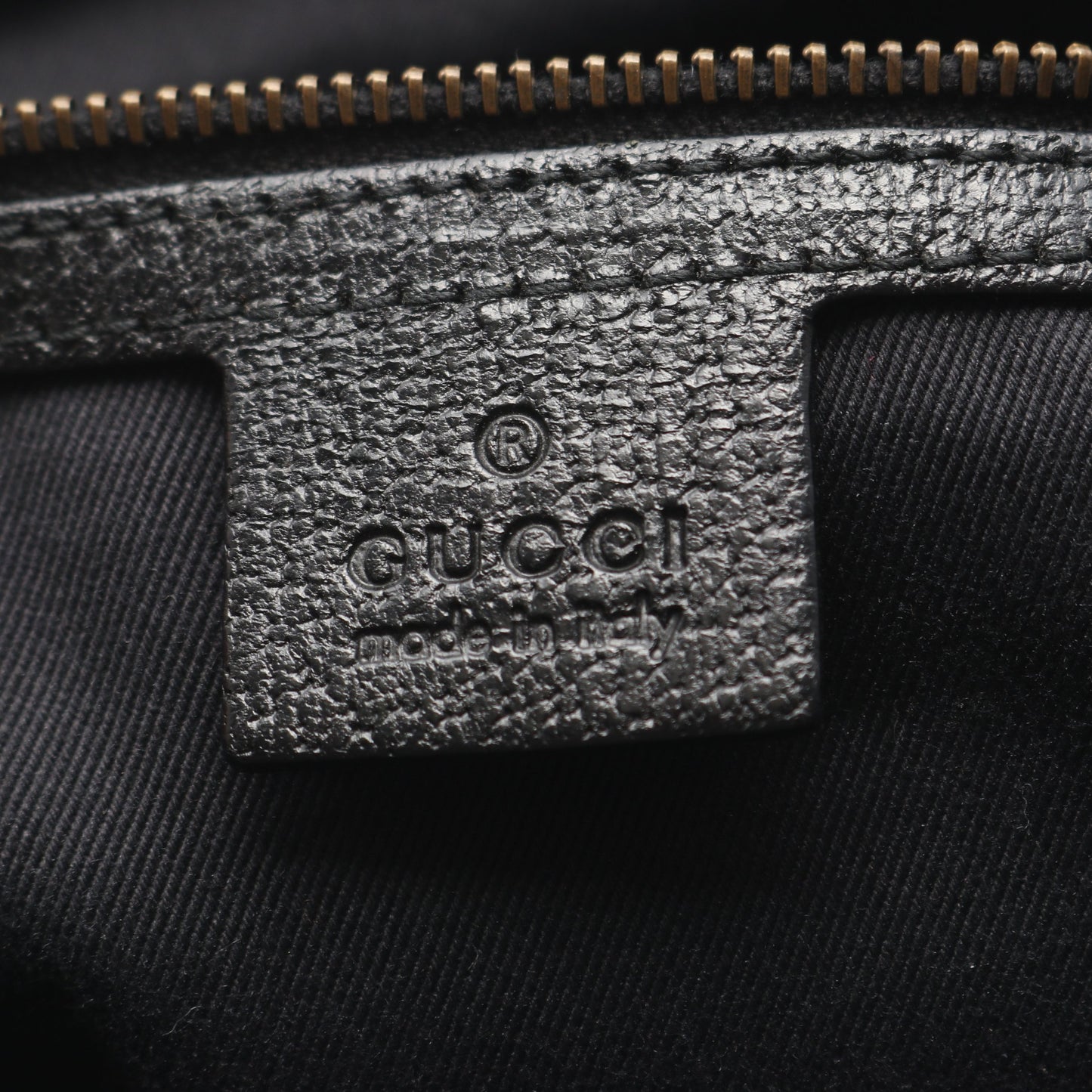 GGキャンバス ハンドバッグ キャンバス レザー ブラック グッチ バッグ GUCCI