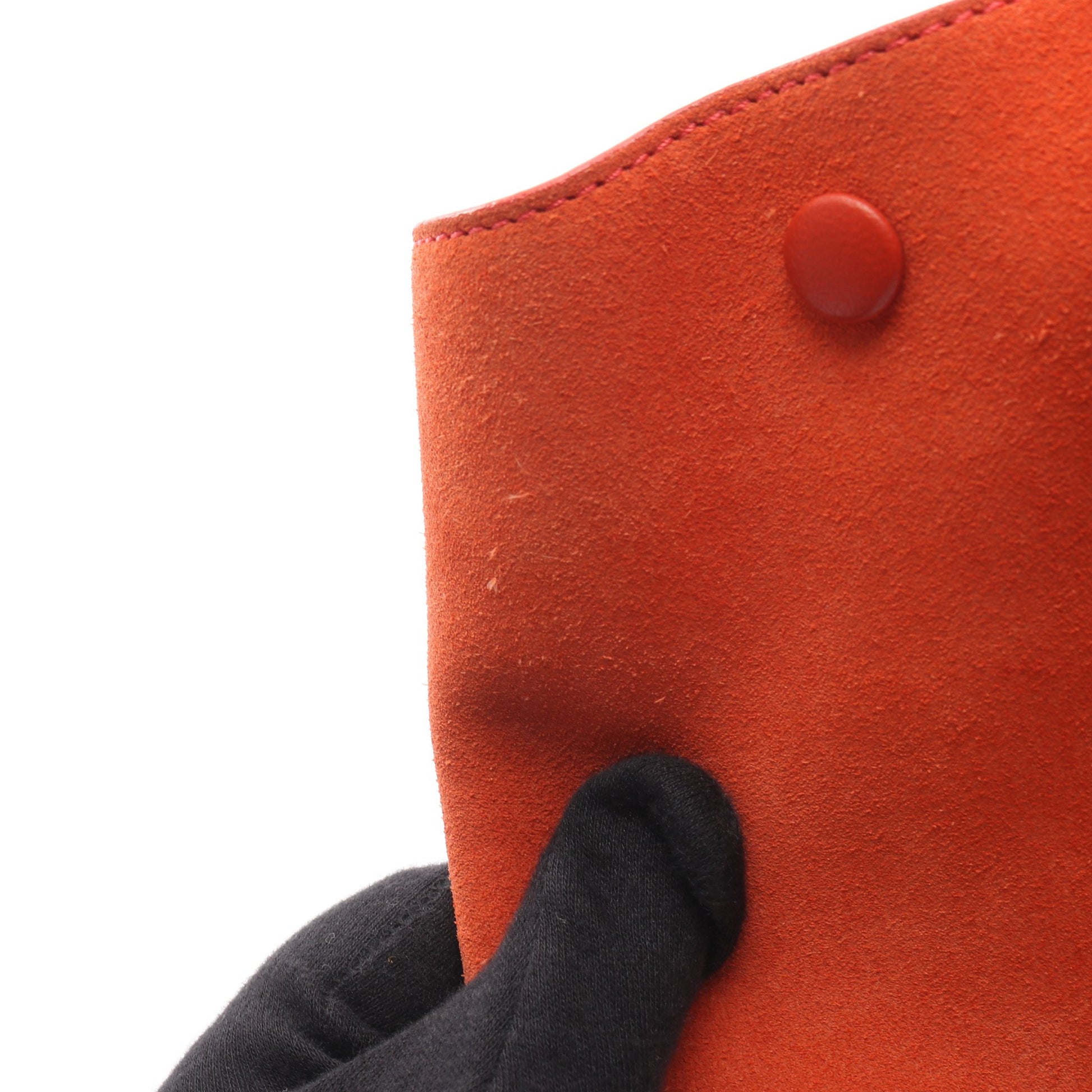 トラペーズ ミディアム ハンドバッグ レザー スエード ブラック オレンジブラウン グレー 2WAY セリーヌ バッグ CELINE