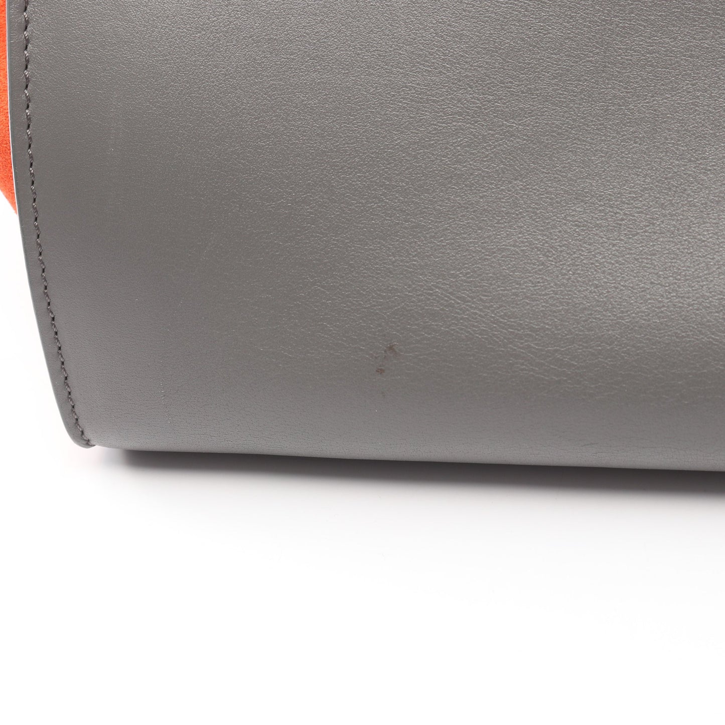 トラペーズ ミディアム ハンドバッグ レザー スエード ブラック オレンジブラウン グレー 2WAY セリーヌ バッグ CELINE