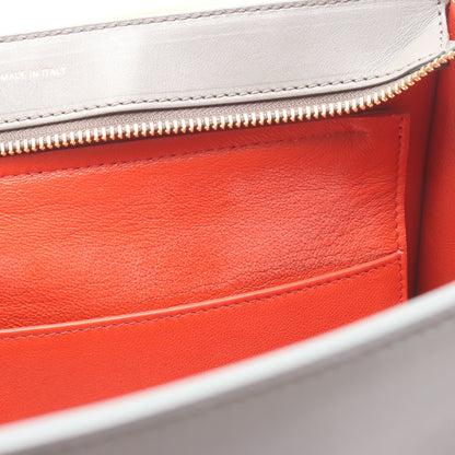 トラペーズ ミディアム ハンドバッグ レザー スエード ブラック オレンジブラウン グレー 2WAY セリーヌ バッグ CELINE