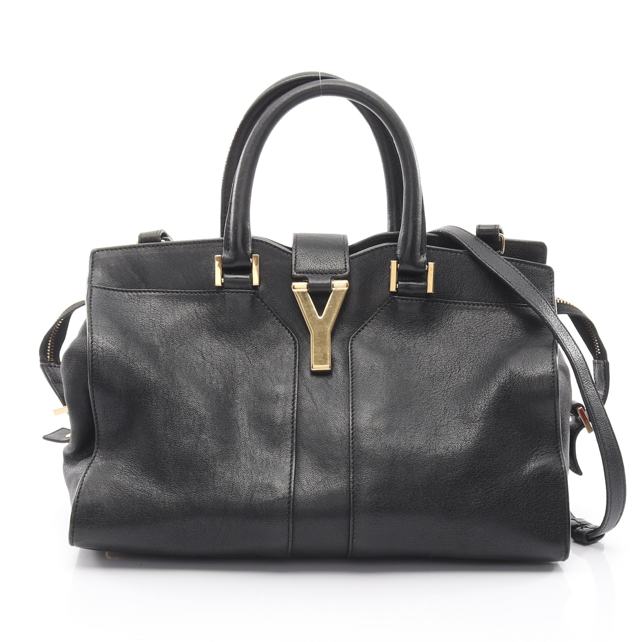 SAINT LAURENT Yラインカバス　ブラック Saint Laurent サンローラン Yライン カバス バッグ 黒 サンローラン