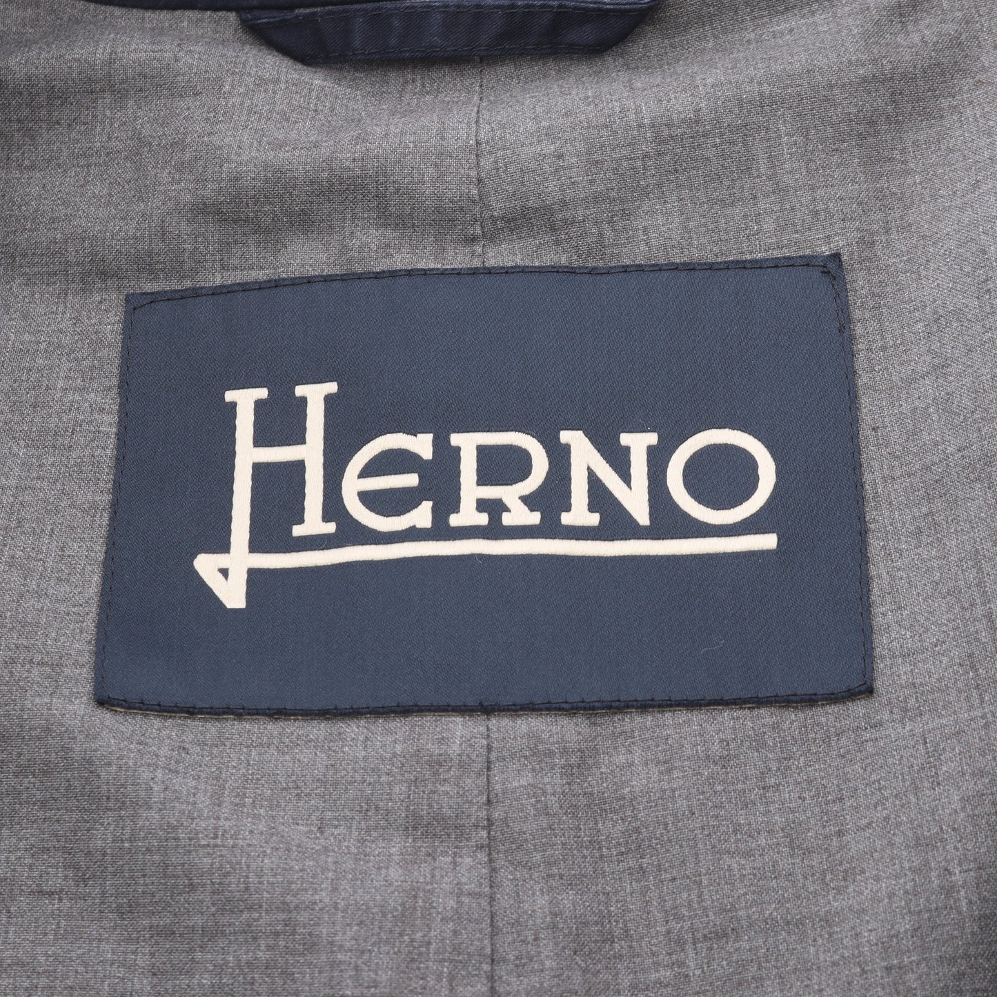 コート コットン ネイビー ヘルノ アウター HERNO