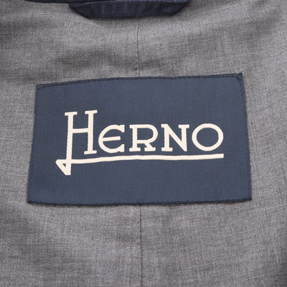 コート コットン ネイビー ヘルノ アウター HERNO
