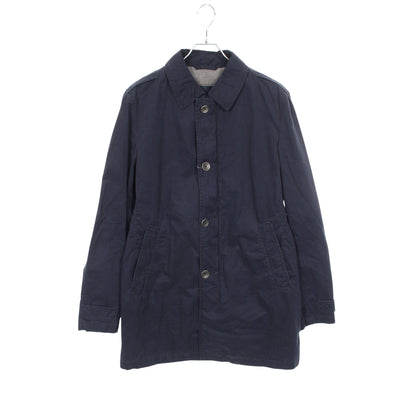 コート コットン ネイビー ヘルノ アウター HERNO