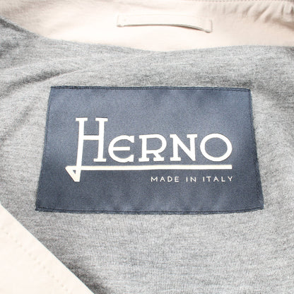 ステンカラーコート ナイロン ライトグレー ヘルノ アウター HERNO