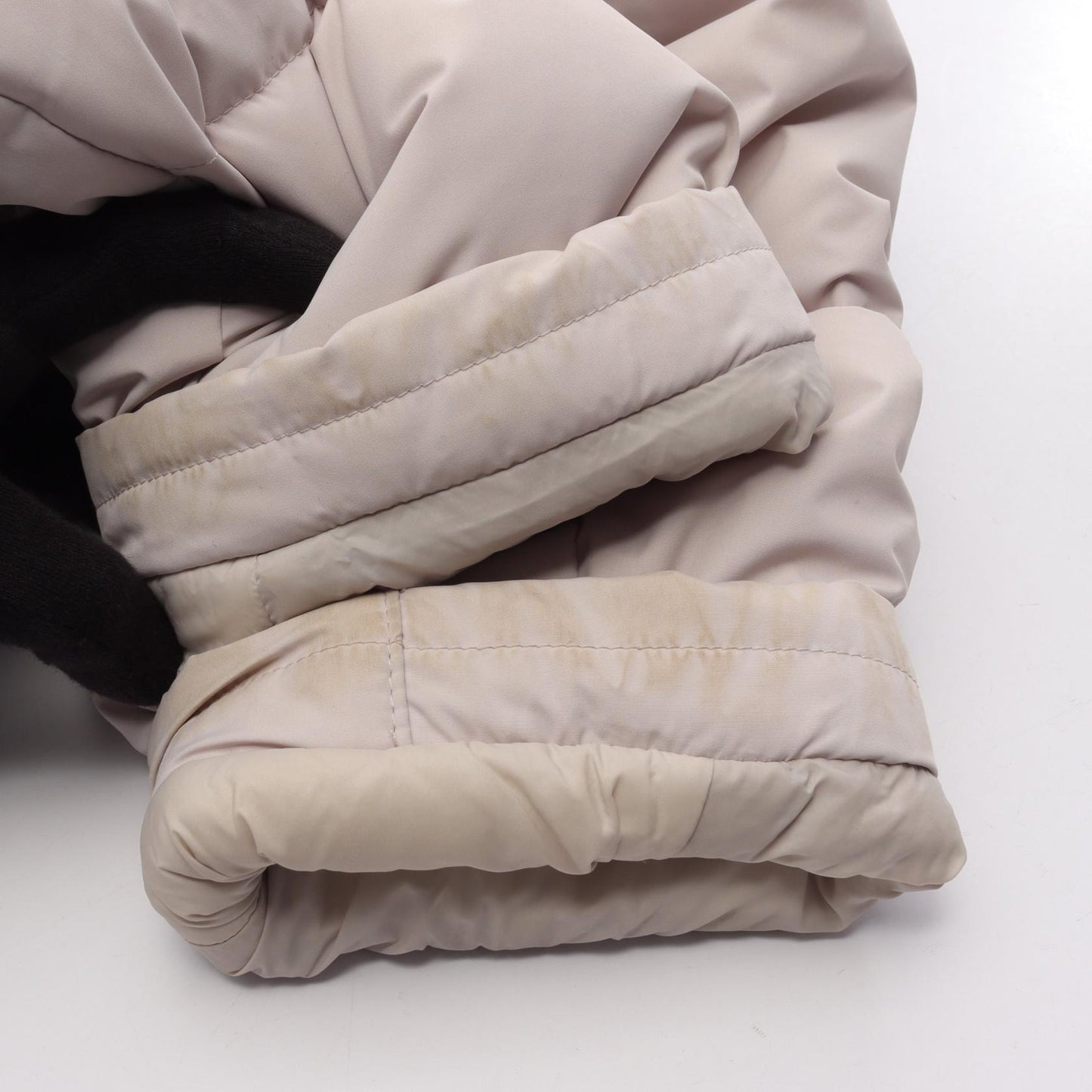 WHITE LABEL ACT FREE EX HYBRID DOWN JACKET ダウンジャケット ライトベージュ フード付き ザノースフェイス ホワイトレーベル アウター THE NORTH FACE WHITE LABEL