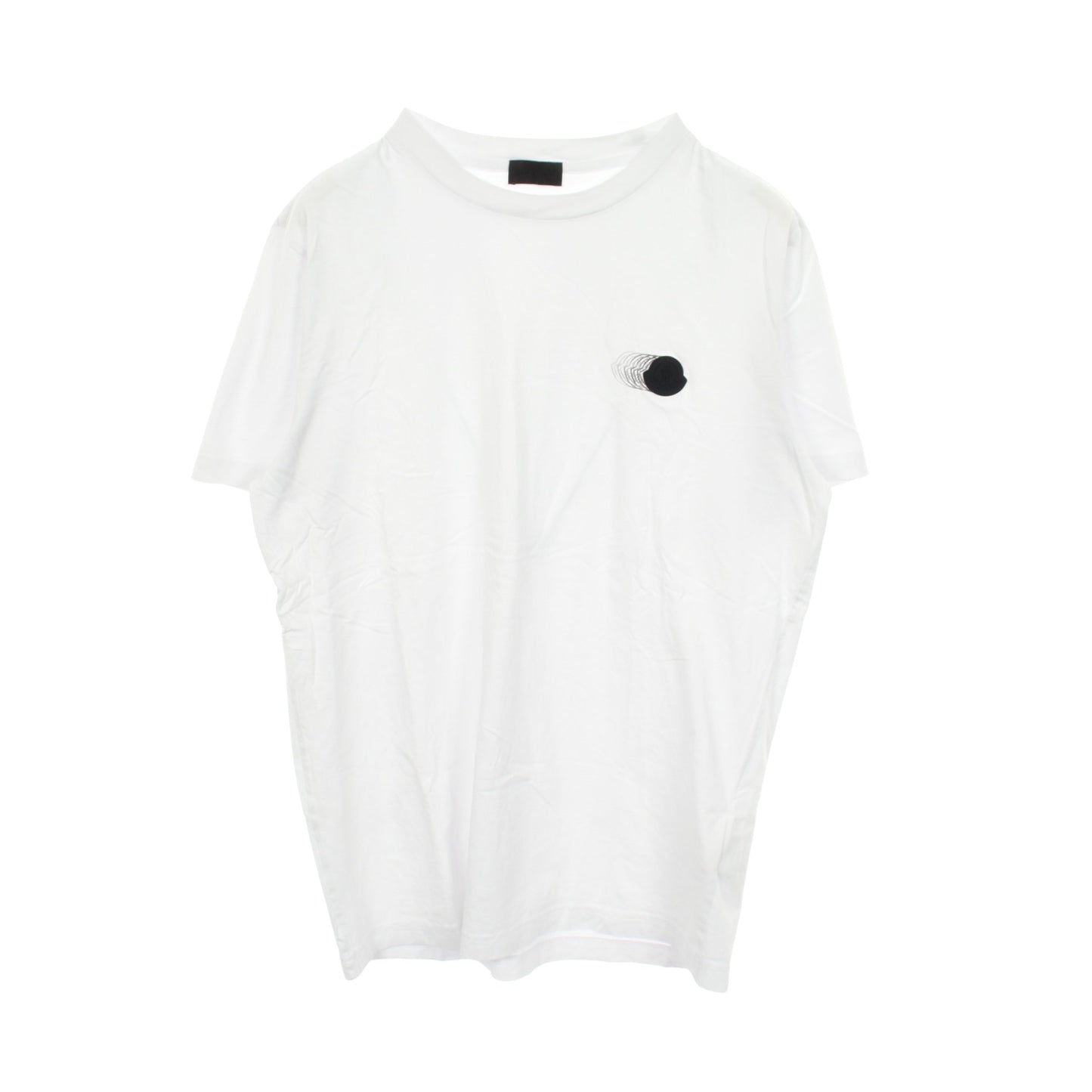 半袖Tシャツ クルーネック ロゴ コットン ホワイト モンクレール トップス MONCLER
