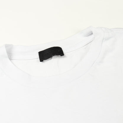 半袖Tシャツ クルーネック ロゴ コットン ホワイト モンクレール トップス MONCLER