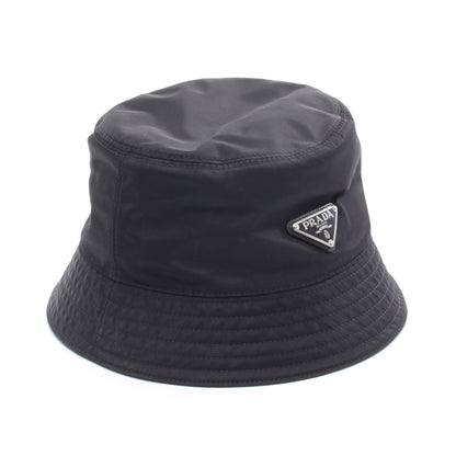 トライアングルロゴ バケット ハット ナイロン ブラック プラダ 財布・小物 PRADA