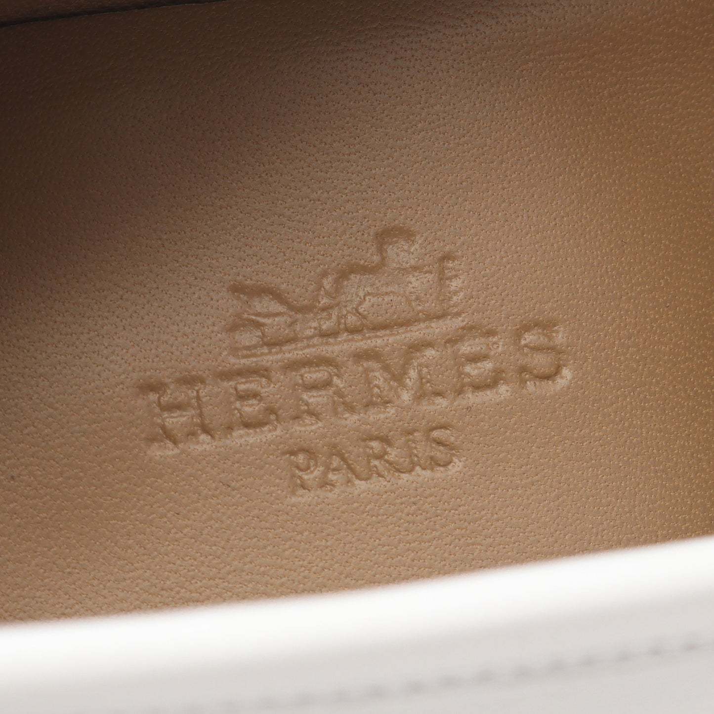 パリ ローファー レザー ホワイト エルメス シューズ HERMES