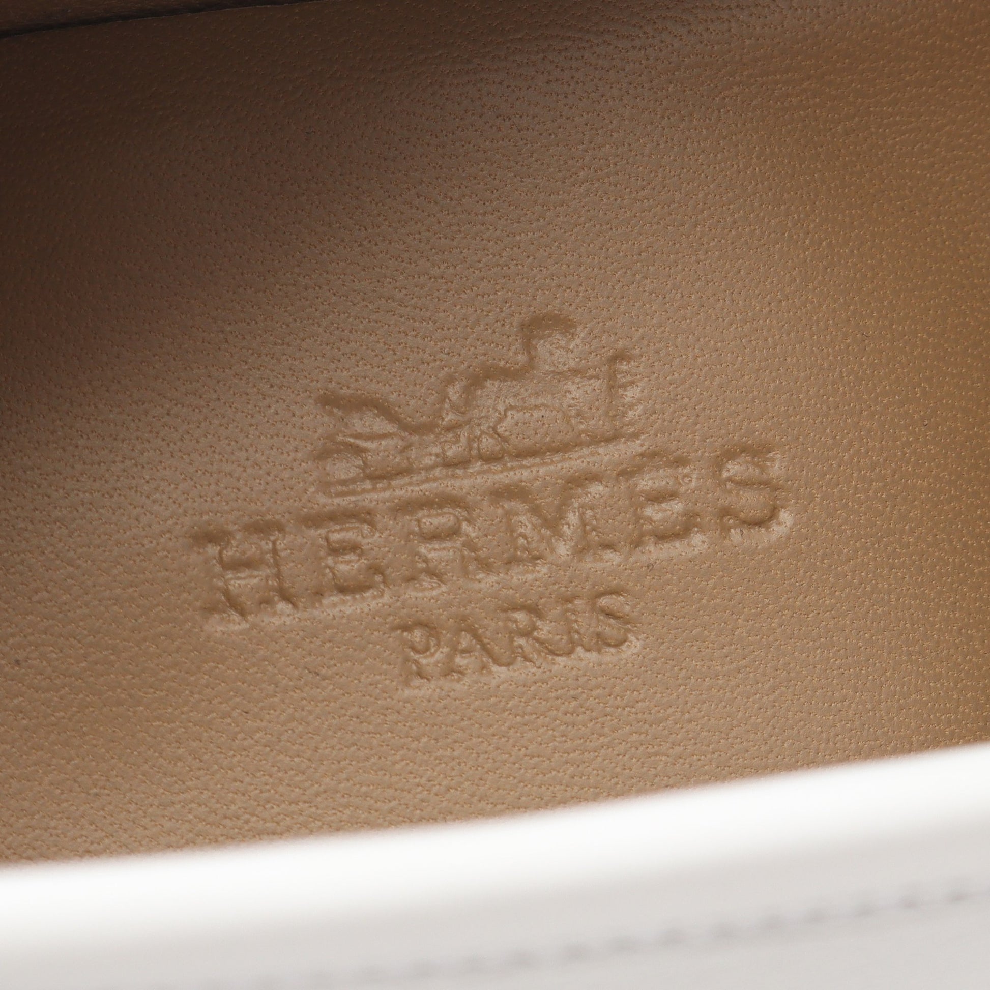 パリ ローファー レザー ホワイト エルメス シューズ HERMES