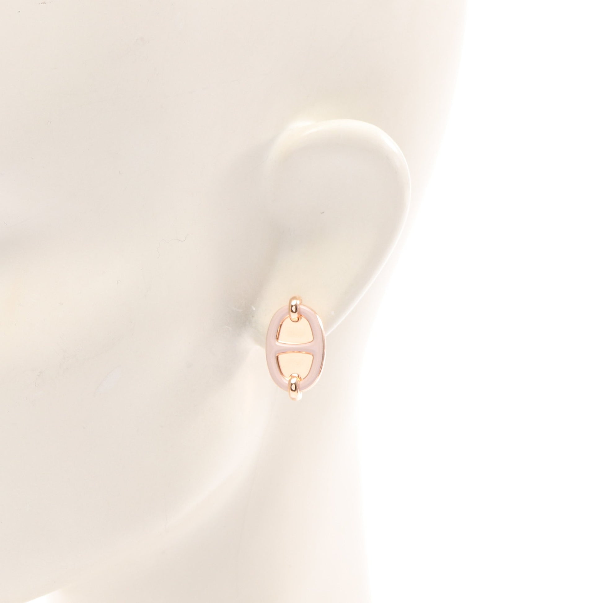 マイヨン ミニ ピアス GP ライトピンク エルメス アクセサリー HERMES