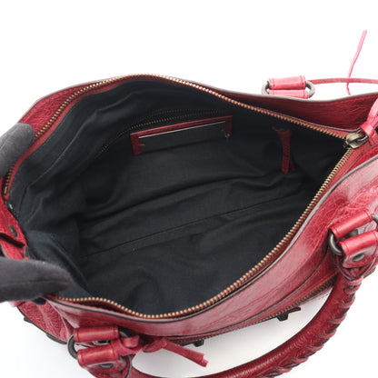 ザ ファースト ハンドバッグ レザー レッド 2WAY バレンシアガ バッグ BALENCIAGA