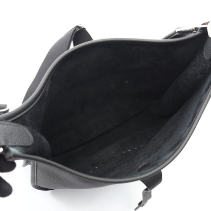 エヴリン 3 トロワ PM ショルダーバッグ トリヨンクレマンス ブラック シルバー金具 Y刻印 エルメス バッグ HERMES