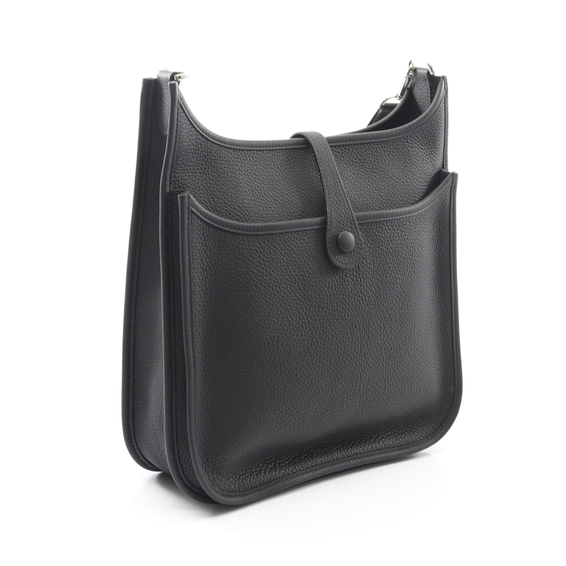エヴリン 3 トロワ PM ショルダーバッグ トリヨンクレマンス ブラック シルバー金具 Y刻印 エルメス バッグ HERMES