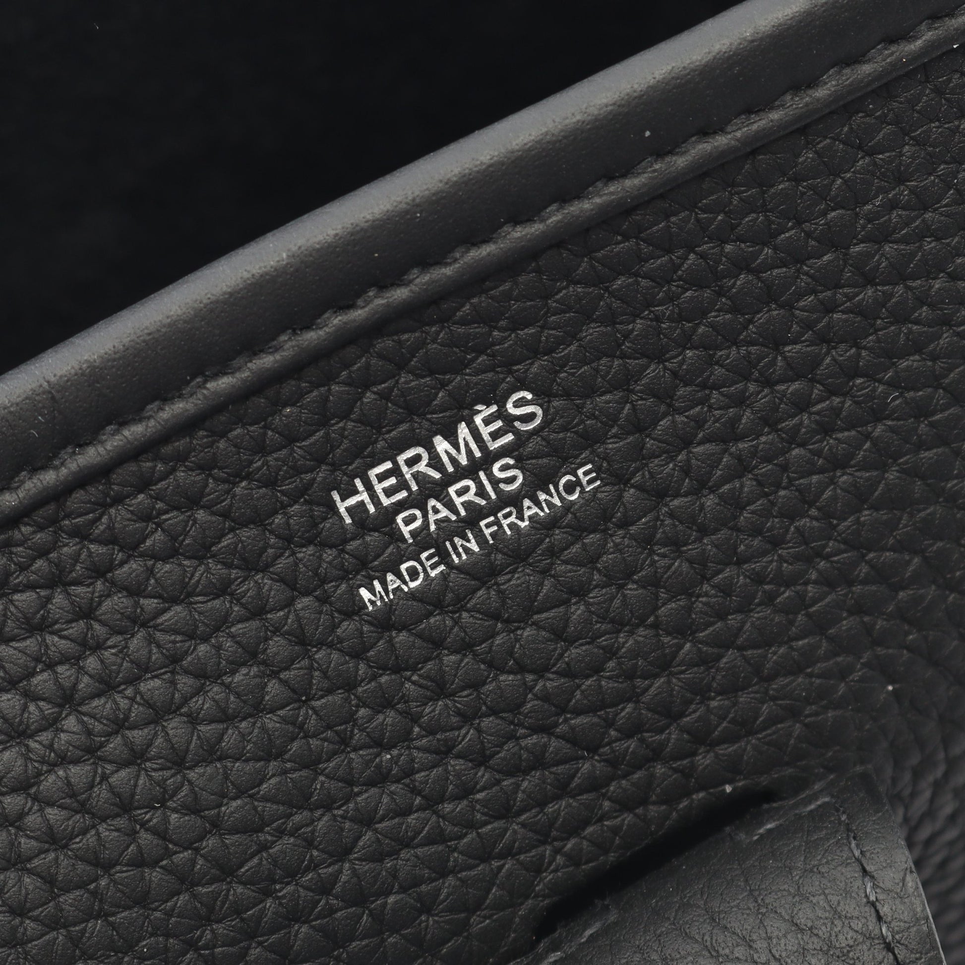 エヴリン 3 トロワ PM ショルダーバッグ トリヨンクレマンス ブラック シルバー金具 Y刻印 エルメス バッグ HERMES
