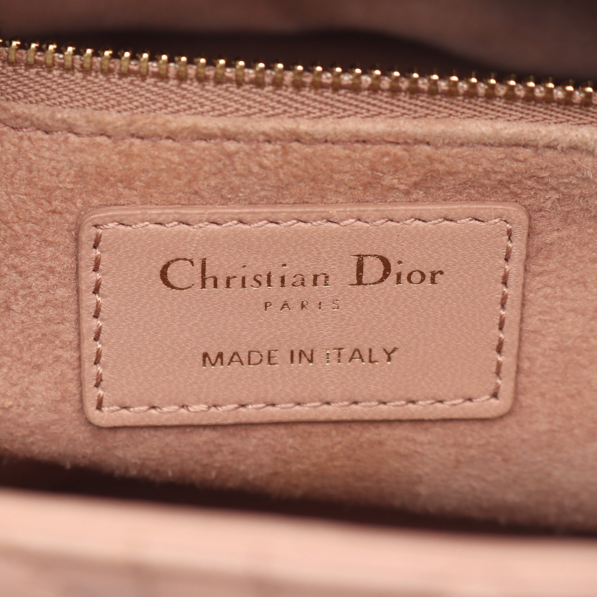 LADY DIOR レディディオール カナージュ ハンドバッグ レザー ピンクベージュ 2WAY クリスチャンディオール バッグ Christian Dior