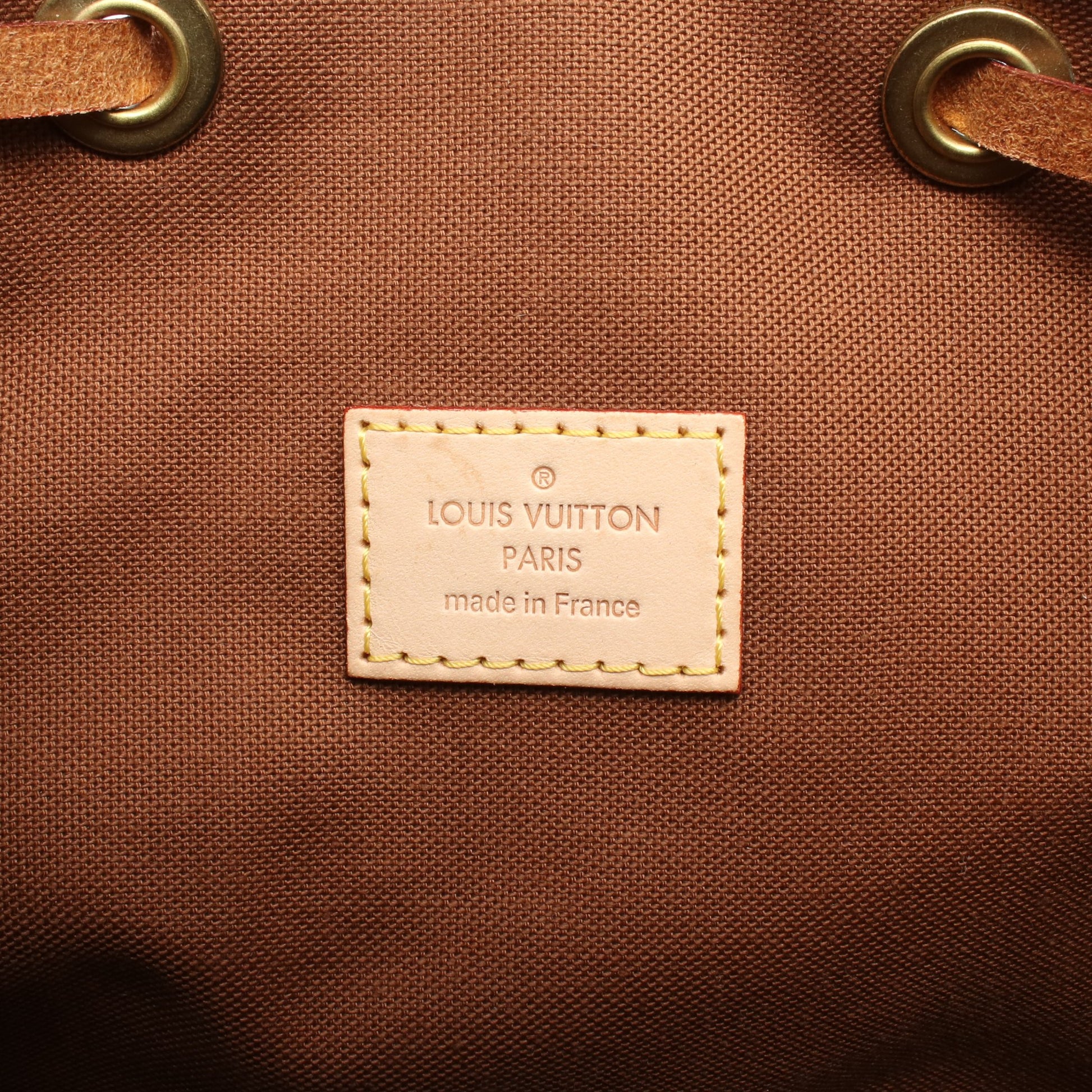 サックアド ボスフォール モノグラム バックパック リュックサック PVC レザー ブラウン ルイヴィトン バッグ LOUIS VUITTON
