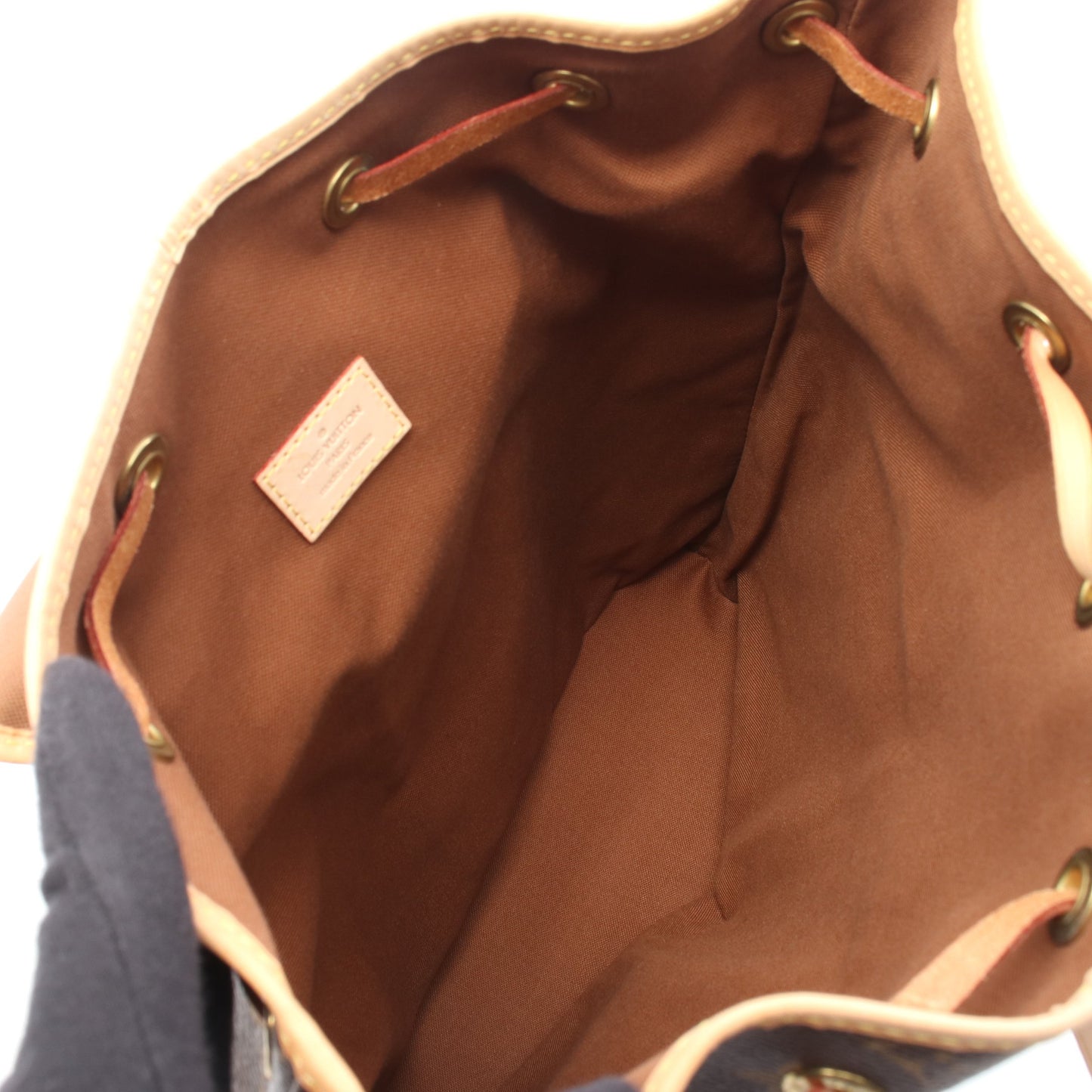 サックアド ボスフォール モノグラム バックパック リュックサック PVC レザー ブラウン ルイヴィトン バッグ LOUIS VUITTON