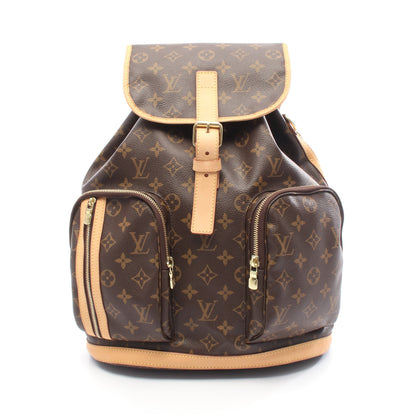 サックアド ボスフォール モノグラム バックパック リュックサック PVC レザー ブラウン ルイヴィトン バッグ LOUIS VUITTON