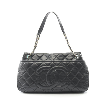 マトラッセ チェーンショルダーバッグ チェーントートバッグ キャビアスキン ブラック ゴールド金具 シャネル バッグ CHANEL