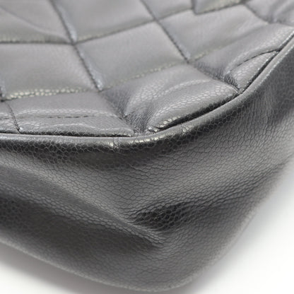 マトラッセ チェーンショルダーバッグ チェーントートバッグ キャビアスキン ブラック ゴールド金具 シャネル バッグ CHANEL