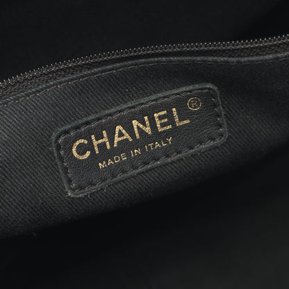 マトラッセ チェーンショルダーバッグ チェーントートバッグ キャビアスキン ブラック ゴールド金具 シャネル バッグ CHANEL