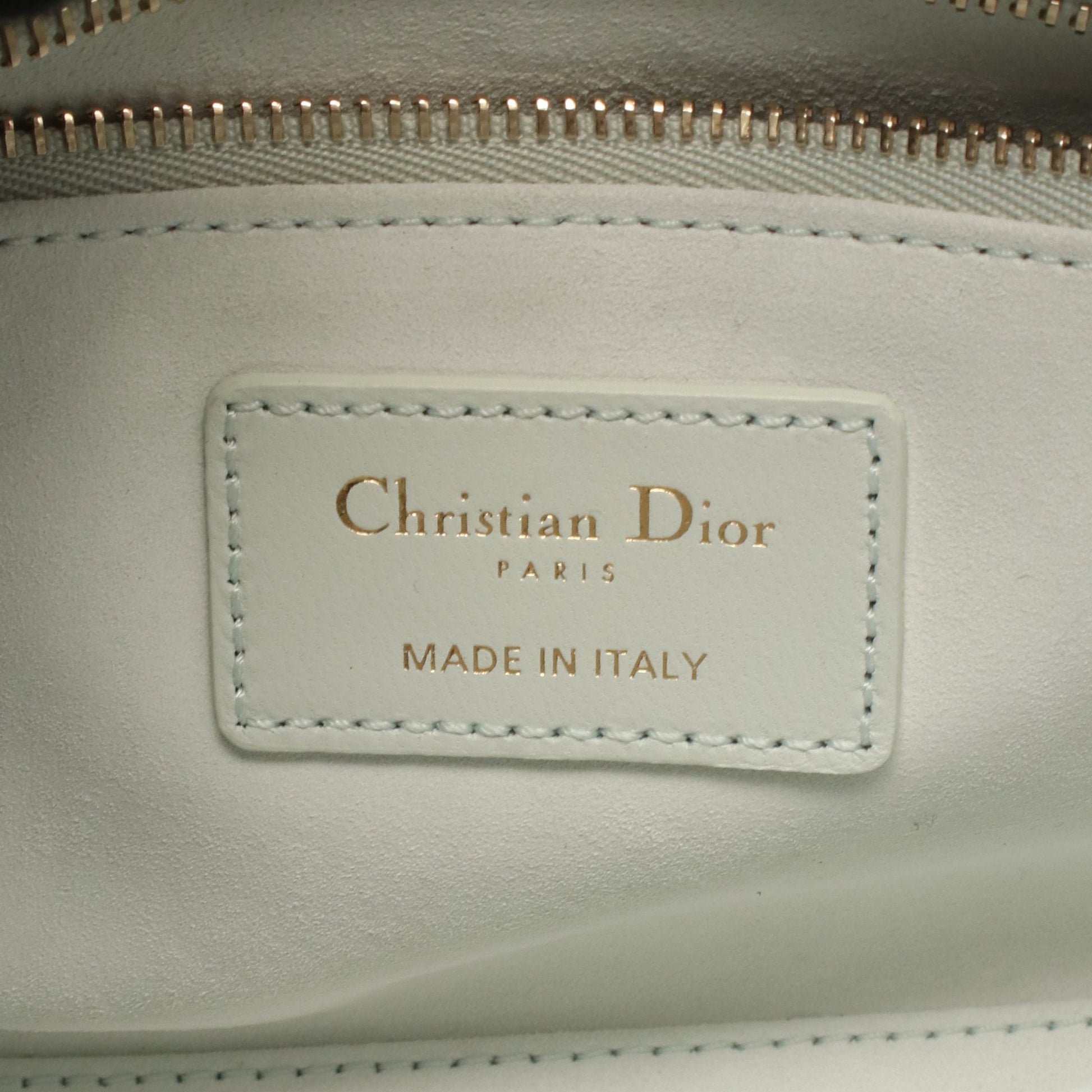 LADY DIOR MY ABCDIOR レディディオール スモール カナージュ ハンドバッグ レザー ライトグリーン 2WAY クリスチャンディオール バッグ Christian Dior