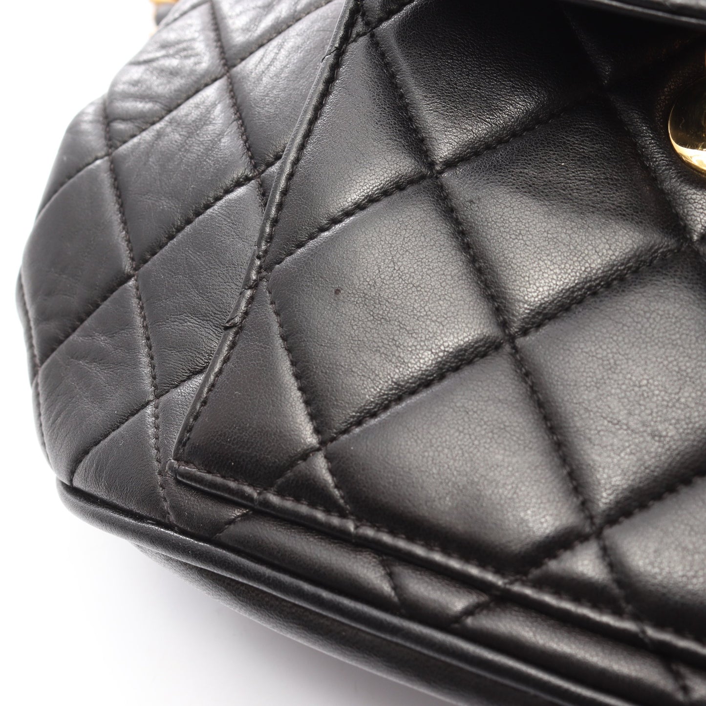 マトラッセ バックパック リュックサック ラムスキン ブラック ゴールド金具 シャネル バッグ CHANEL