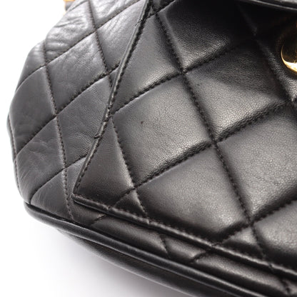 マトラッセ バックパック リュックサック ラムスキン ブラック ゴールド金具 シャネル バッグ CHANEL