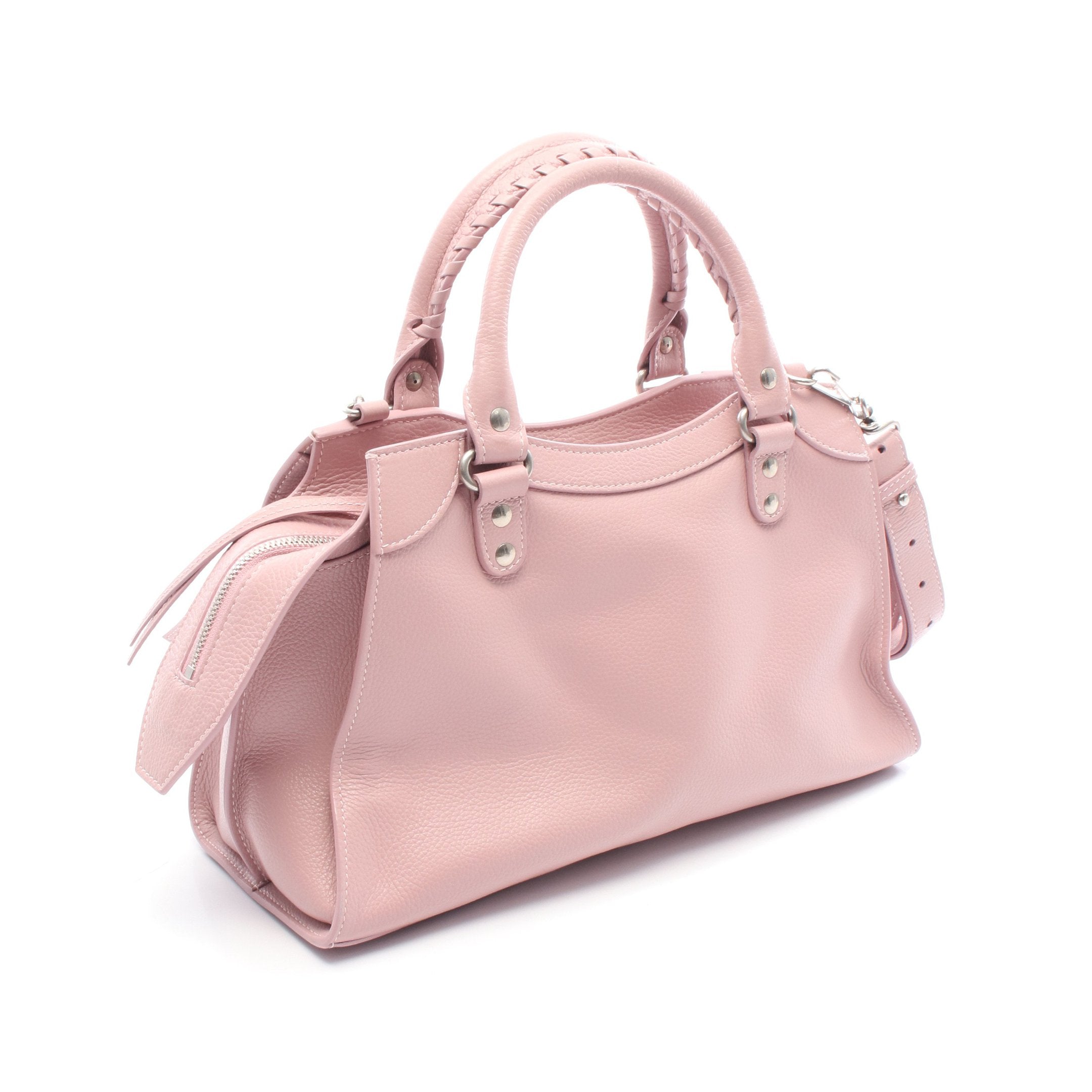 BALENCIAGA クラシックシティ 希少カラー ピンク ブローグ 2way BALENCIAGA クラシックシティ 希少カラー ピンク ブローグ 2way - メルカリ