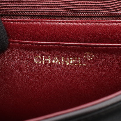 マドモアゼル ハンドバッグ ラムスキン ブラック ゴールド金具 シャネル バッグ CHANEL