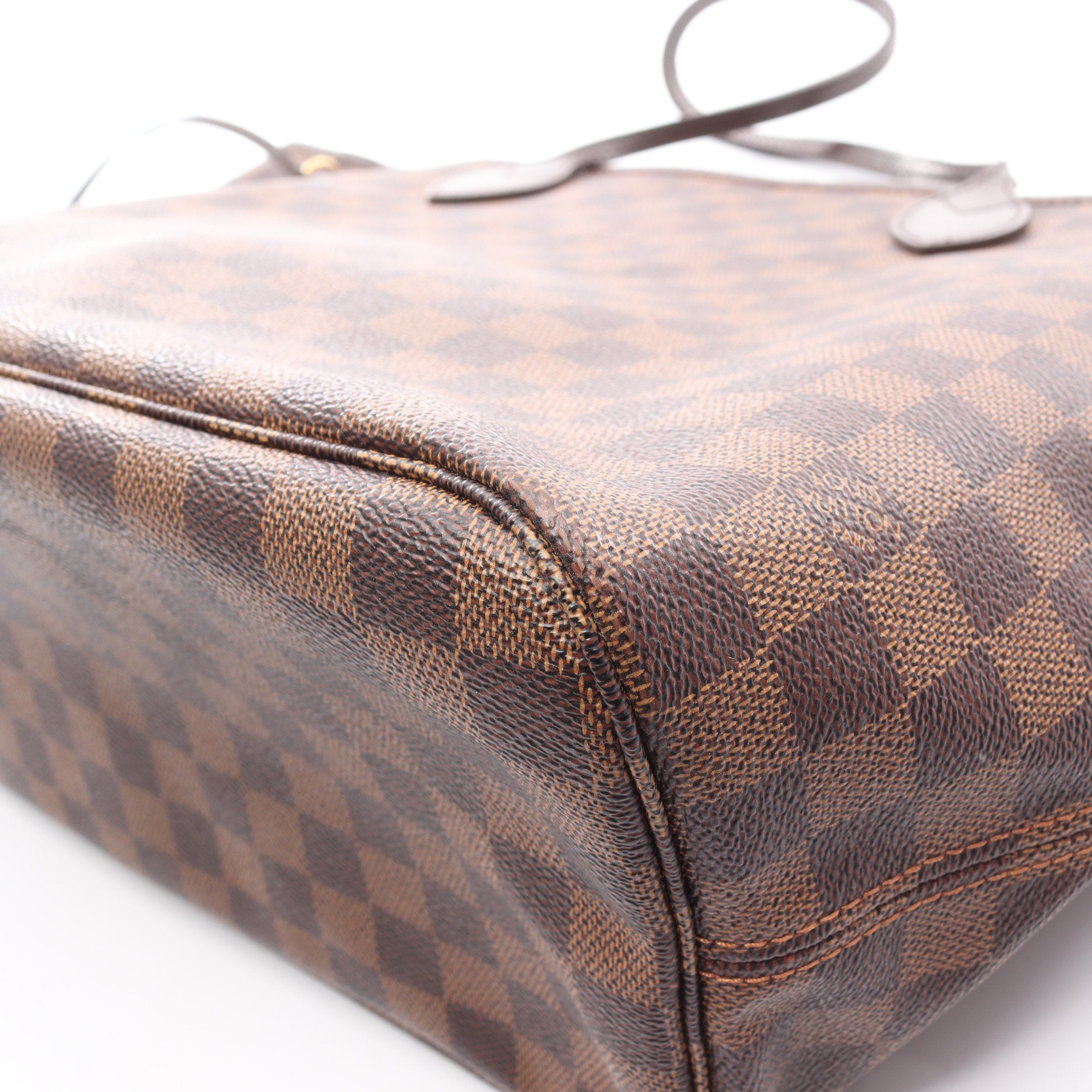 ネヴァーフルMM ダミエエベヌ ショルダーバッグ トートバッグ PVC