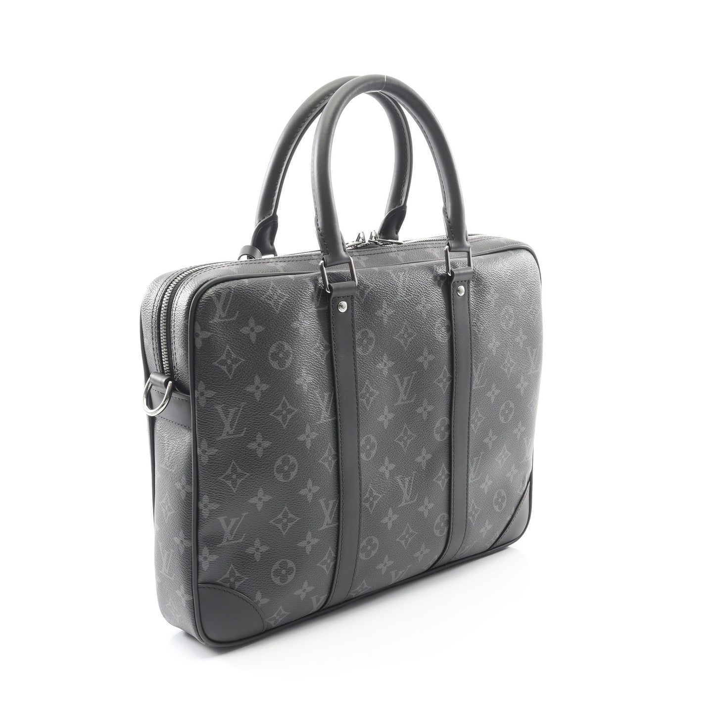 ポルトドキュマン ヴォワヤージュ モノグラムエクリプス ビジネスバッグ PVC レザー ブラック 2WAY ルイヴィトン バッグ LOUIS VUITTON