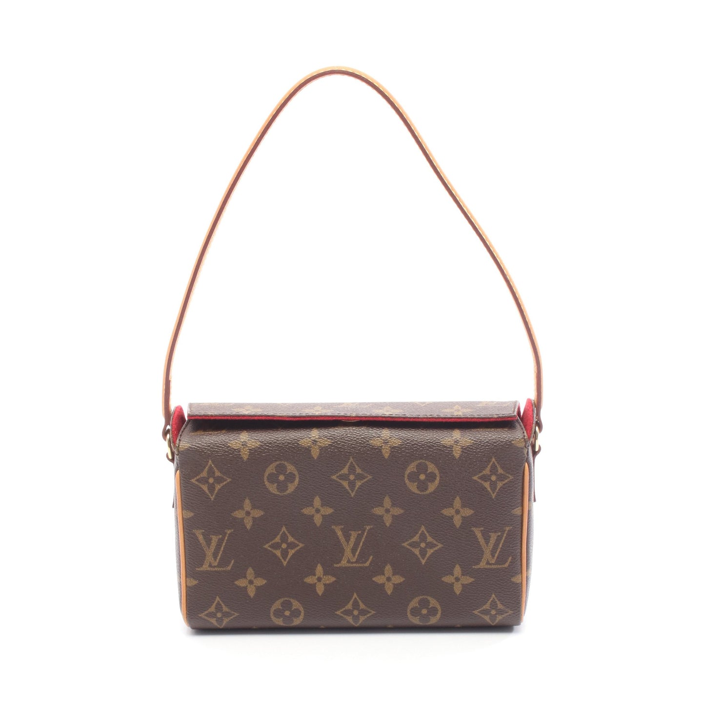 レシタル モノグラム ハンドバッグ PVC レザー ブラウン ルイヴィトン バッグ LOUIS VUITTON