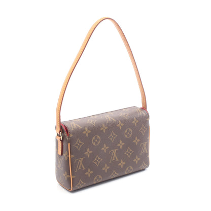 レシタル モノグラム ハンドバッグ PVC レザー ブラウン ルイヴィトン バッグ LOUIS VUITTON