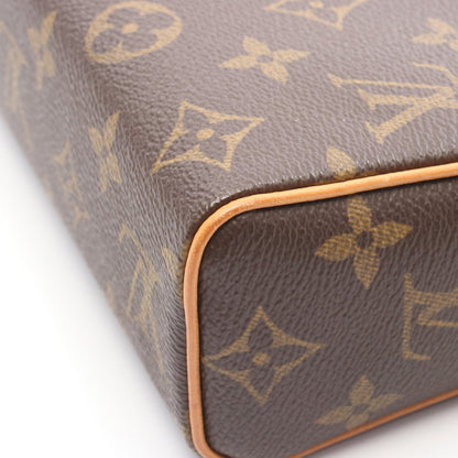 レシタル モノグラム ハンドバッグ PVC レザー ブラウン ルイヴィトン バッグ LOUIS VUITTON