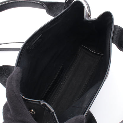 ネイビーカバ XS ハンドバッグ キャンバス レザー ブラック 2WAY バレンシアガ バッグ BALENCIAGA