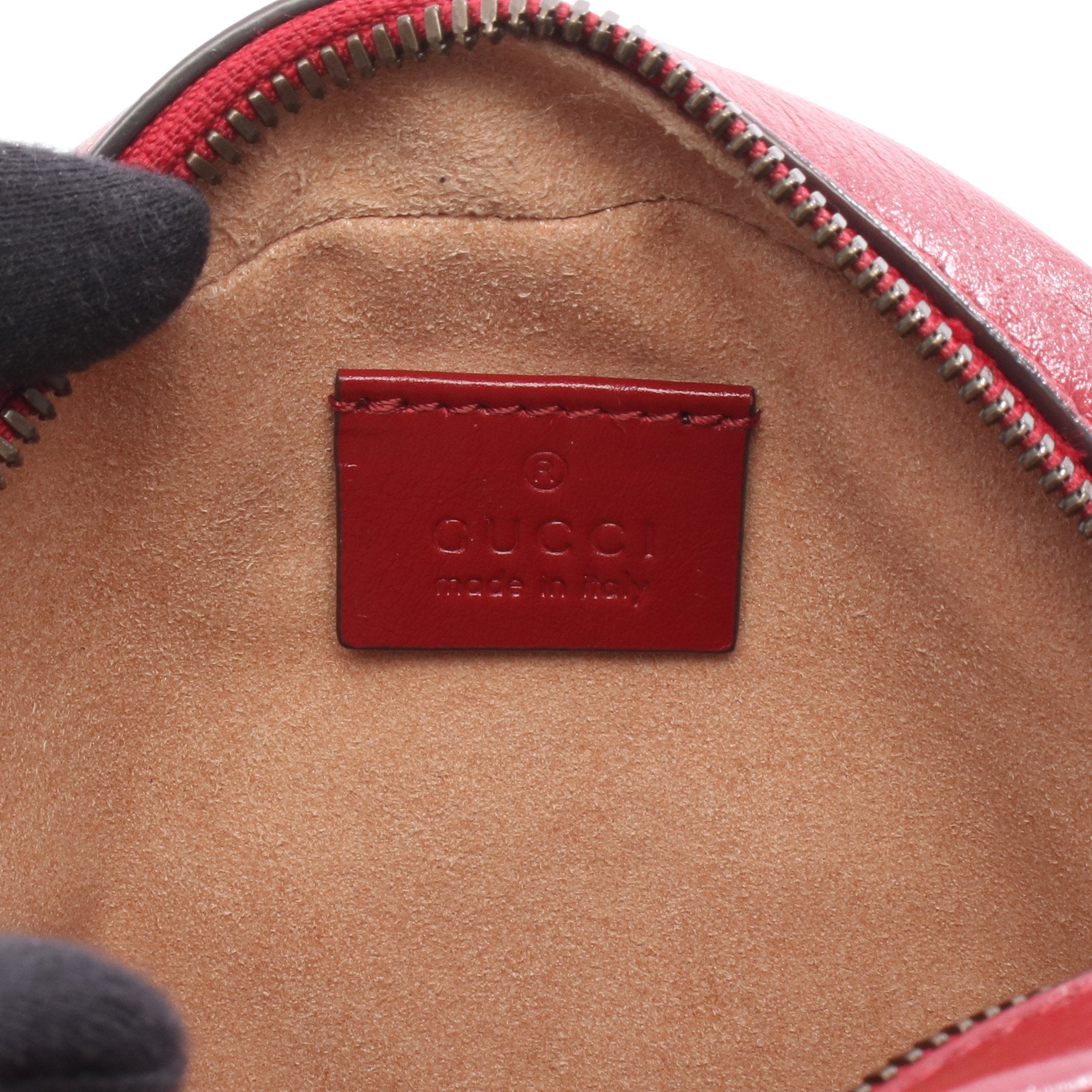 GGマーモント ラウンド ミニ チェーンショルダーバッグ ハート