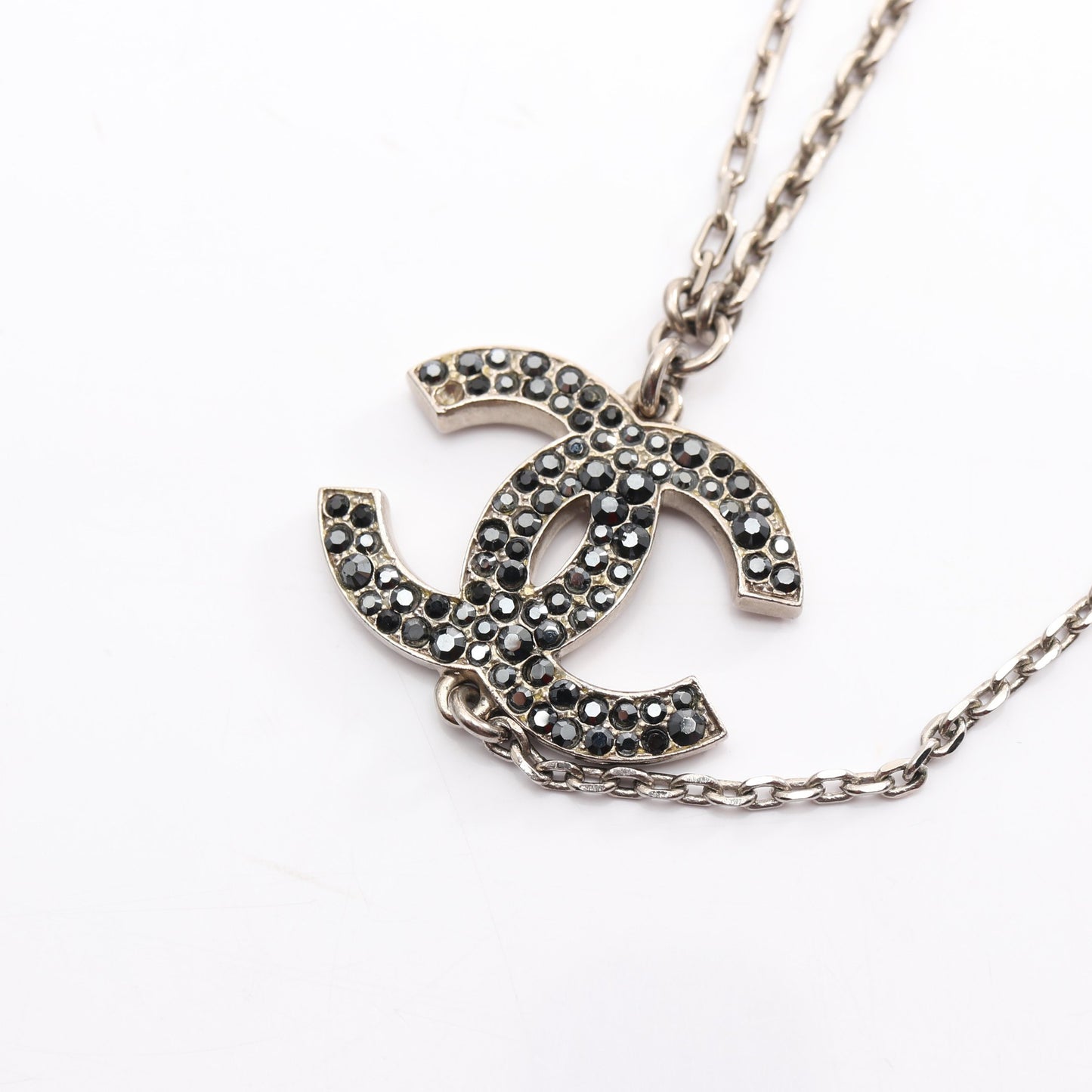 ココマーク スター 3連 ネックレス ラインストーン シルバー ブルー イエロー 08P シャネル アクセサリー CHANEL