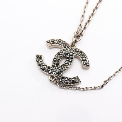 ココマーク スター 3連 ネックレス ラインストーン シルバー ブルー イエロー 08P シャネル アクセサリー CHANEL