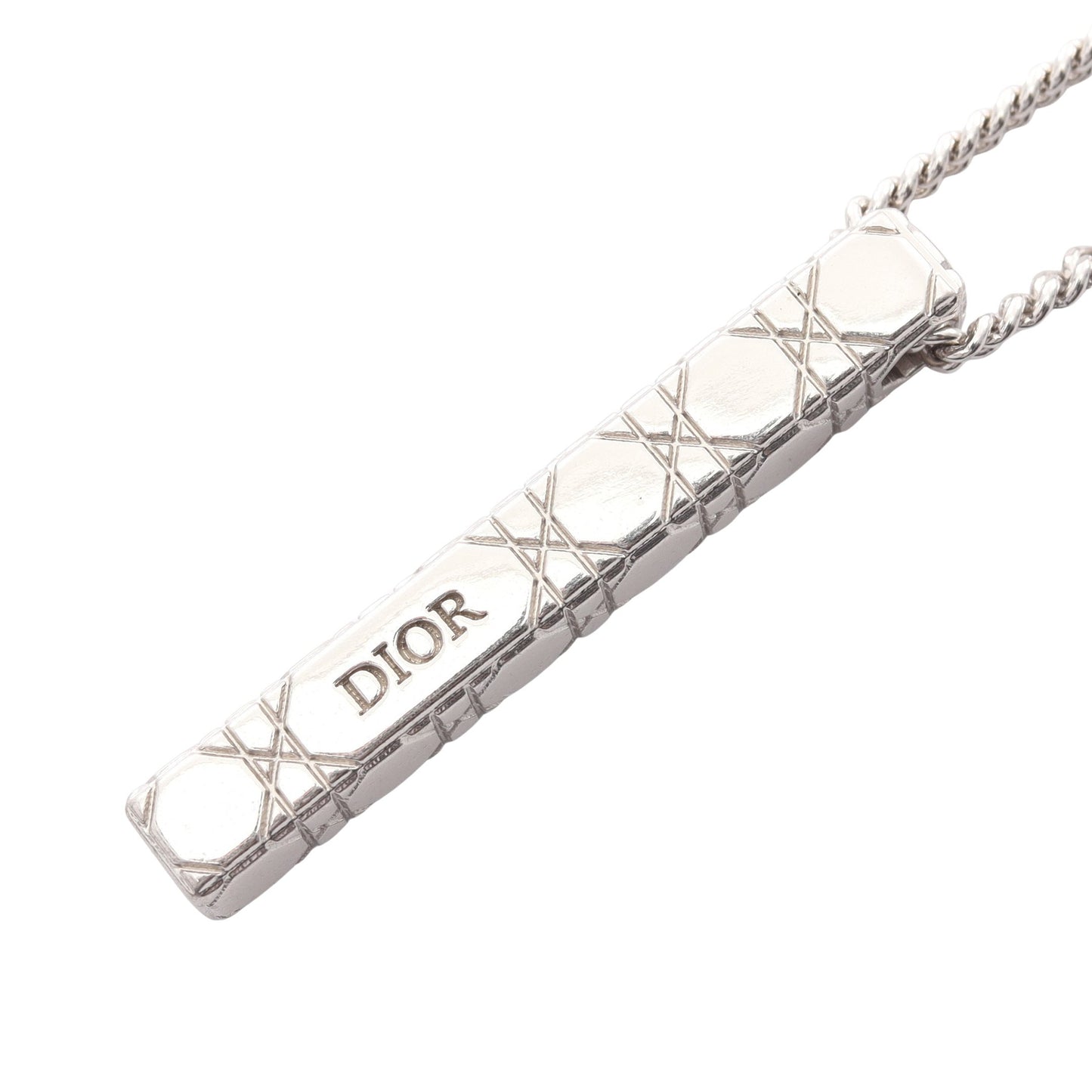 カナージュ ネックレス シルバー ディオール アクセサリー DIOR
