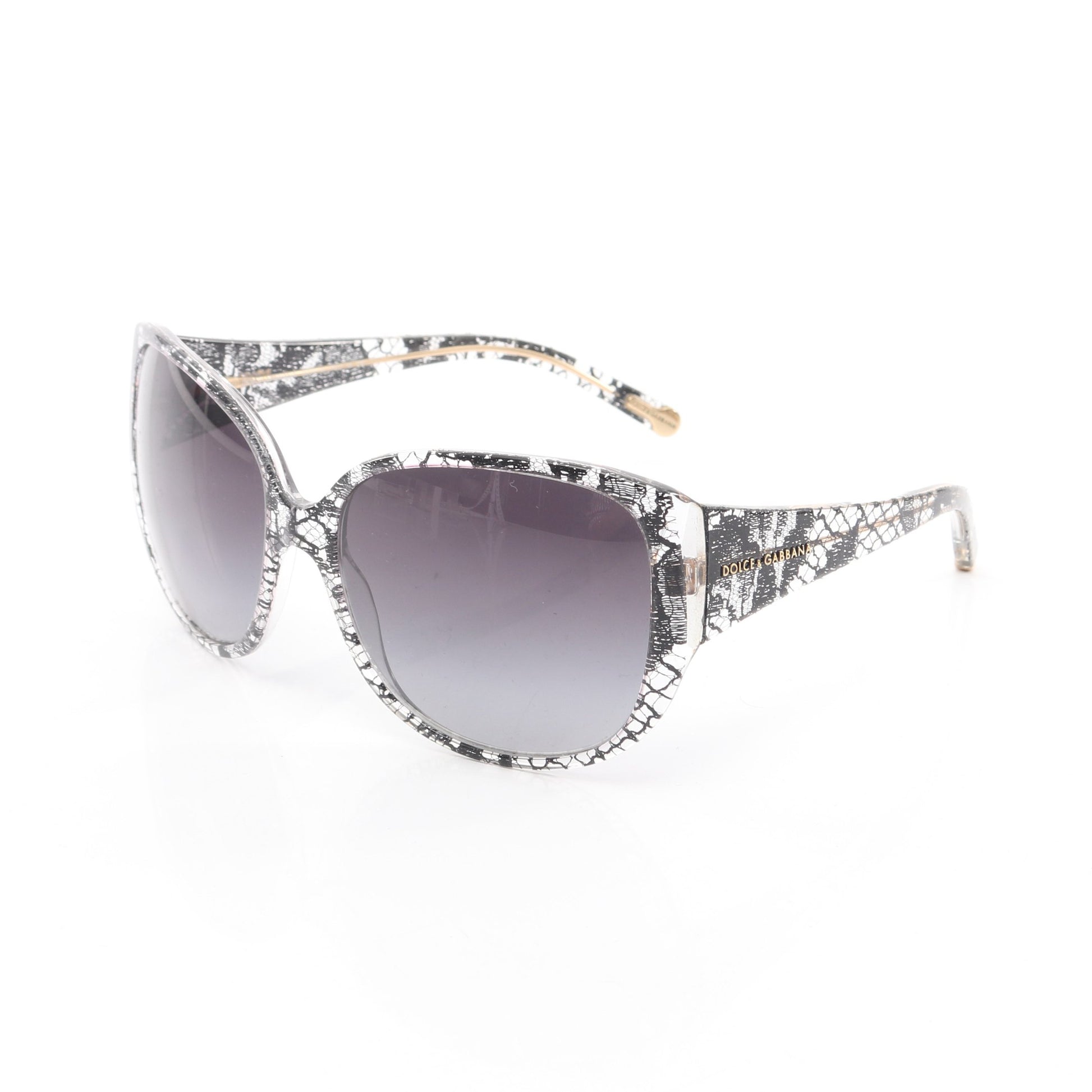 サングラス レース クリア ブラック グラデーションレンズ ドルチェアンドガッバーナ 財布・小物 DOLCE&GABBANA