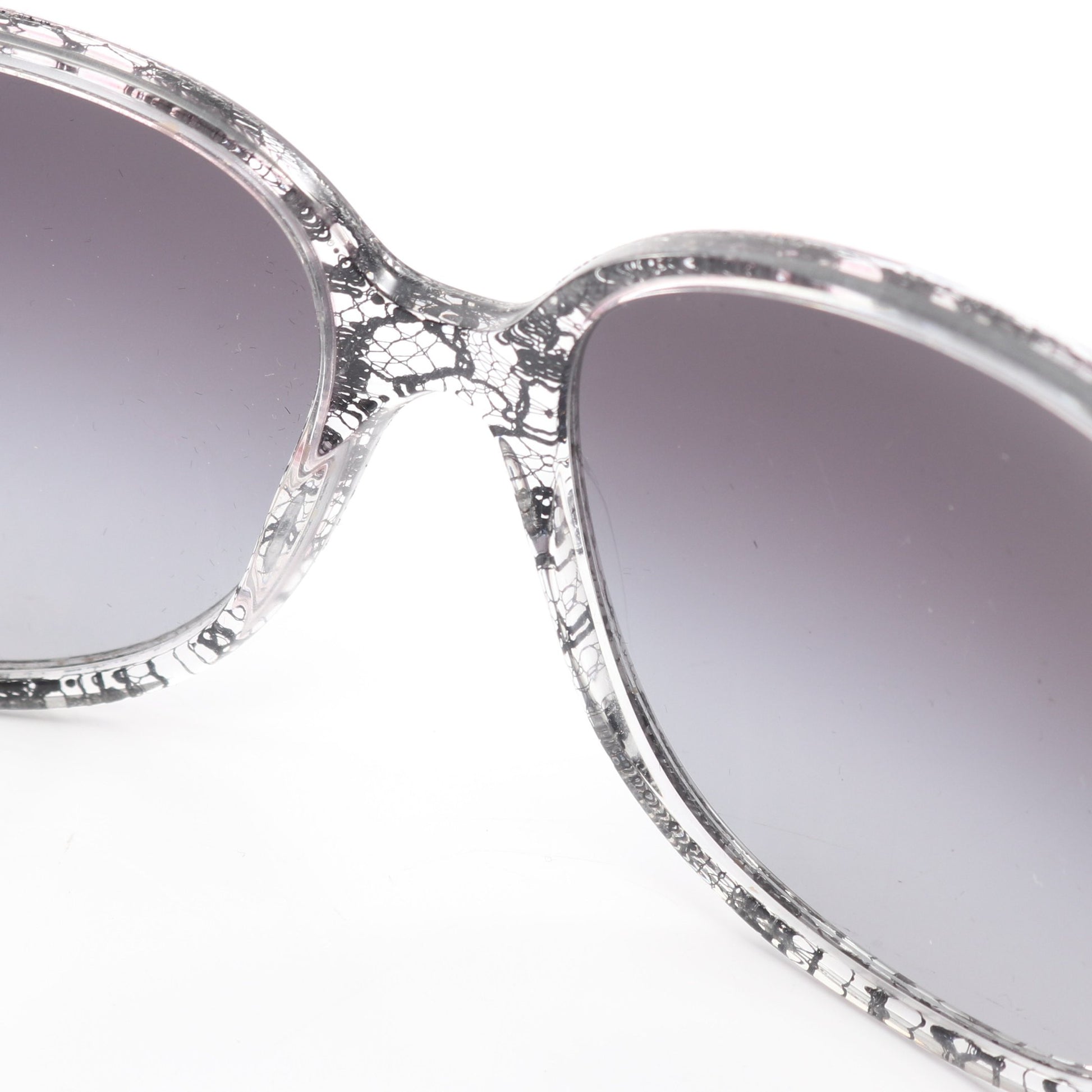 サングラス レース クリア ブラック グラデーションレンズ ドルチェアンドガッバーナ 財布・小物 DOLCE&GABBANA