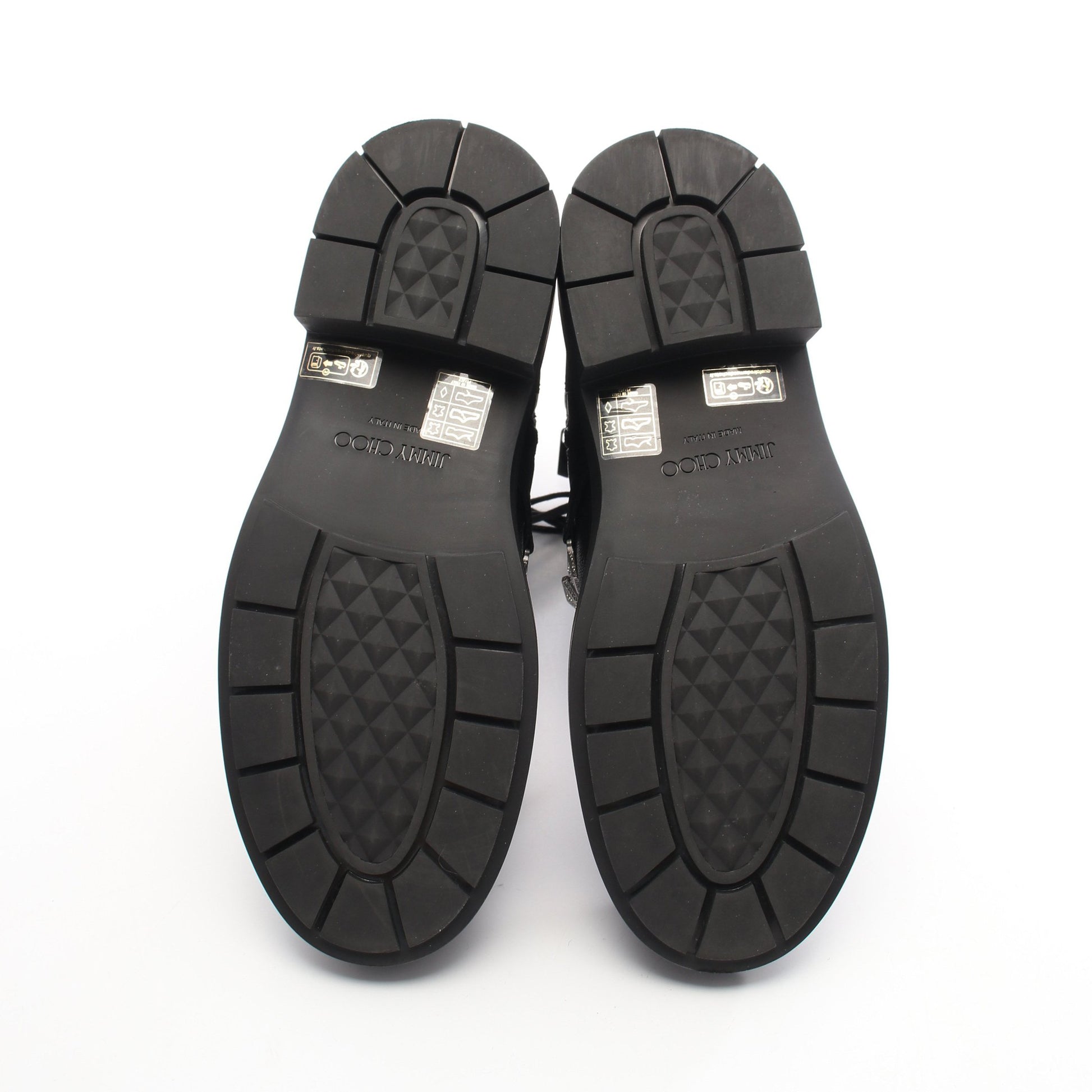 Nari レースアップ ブーツ レザー ブラック チェーン ジミーチュウ シューズ JIMMY CHOO