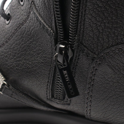 Nari レースアップ ブーツ レザー ブラック チェーン ジミーチュウ シューズ JIMMY CHOO