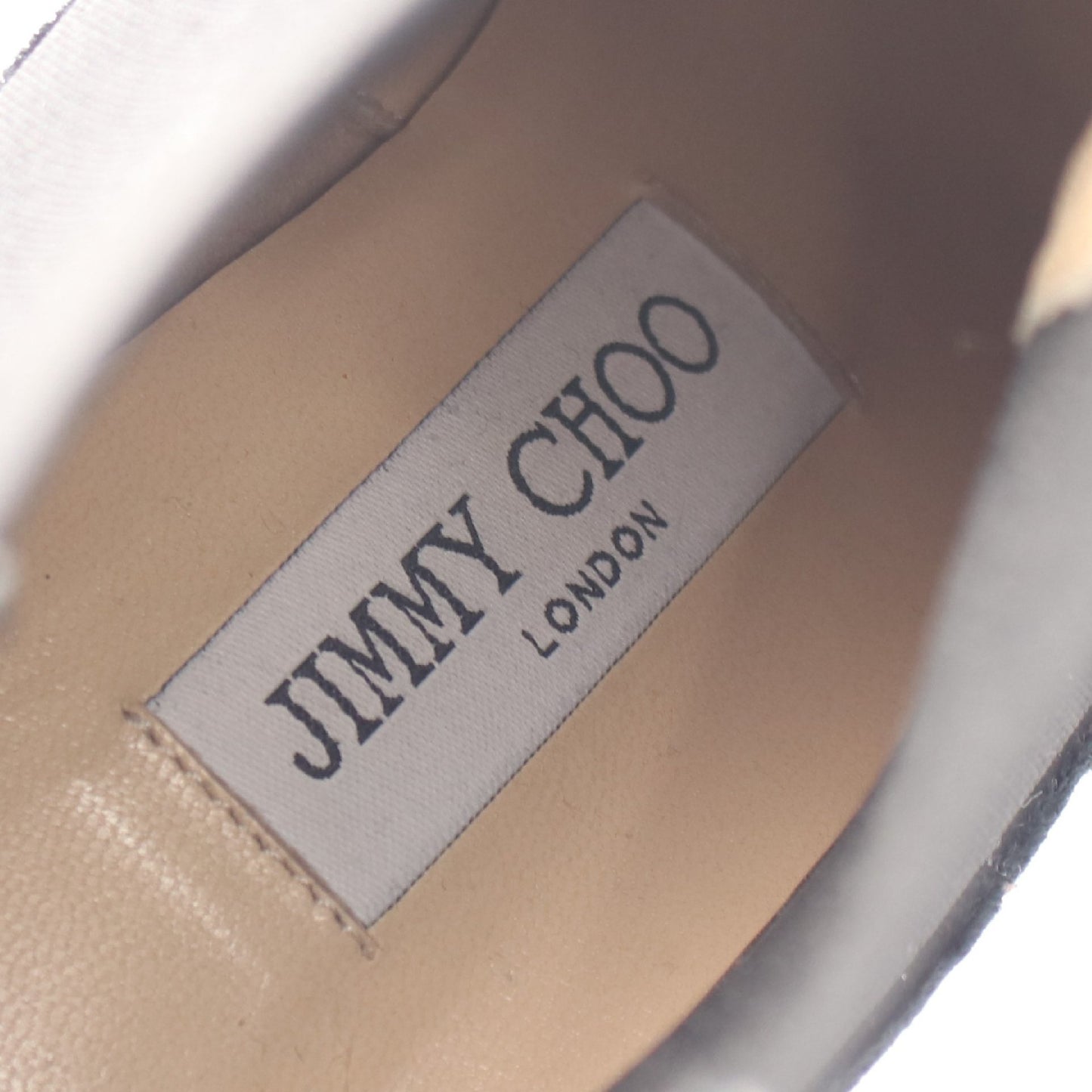 サイドゴアブーツ ドット ベロア ブラック グリッター ジミーチュウ シューズ JIMMY CHOO