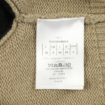 ニット プルオーバーパーカー ロゴ カシミヤ ベージュ ブラック クリスチャンディオール トップス Christian Dior